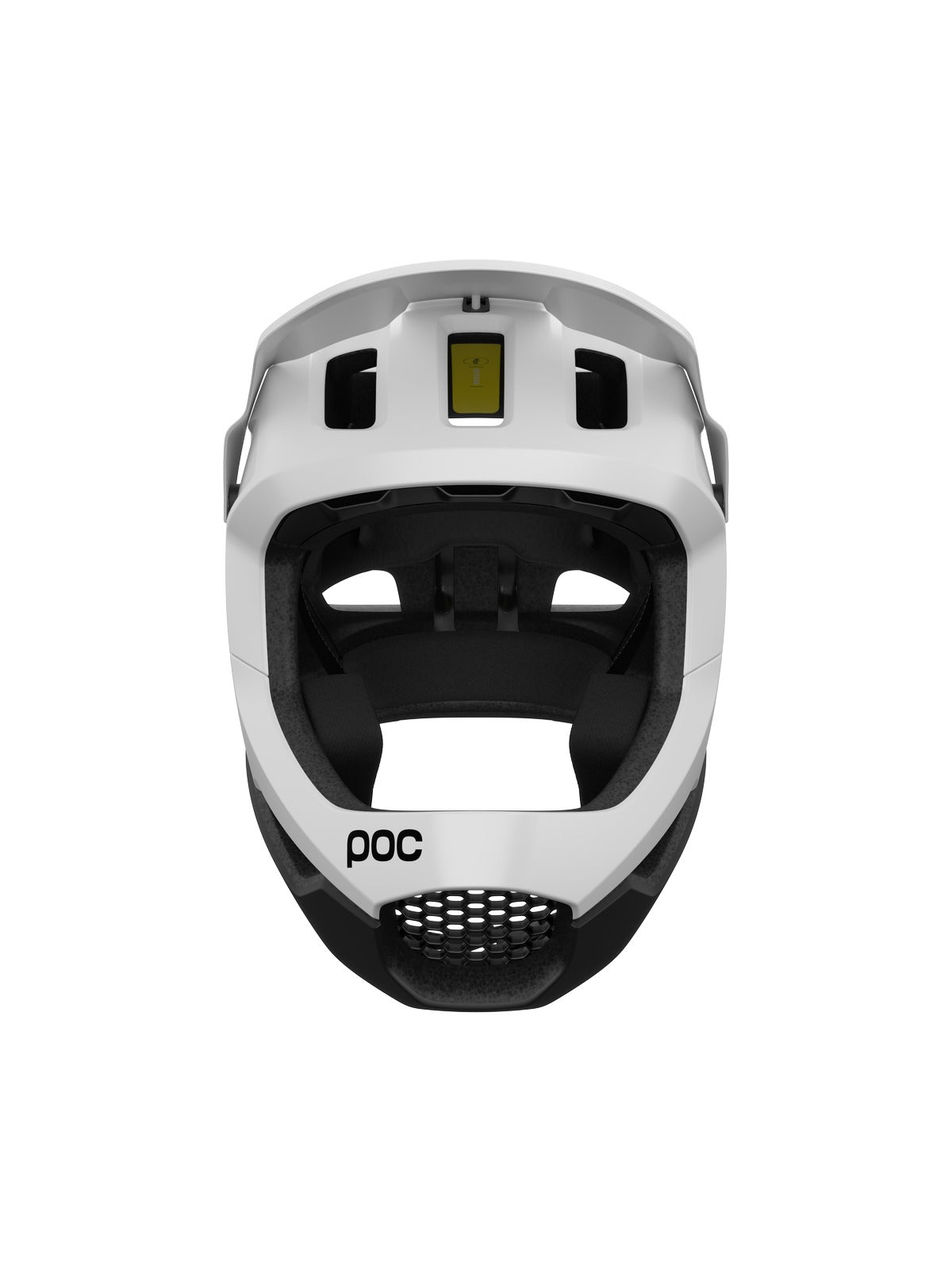 Kask rowerowy POC Otocon Race Mips biało czarny