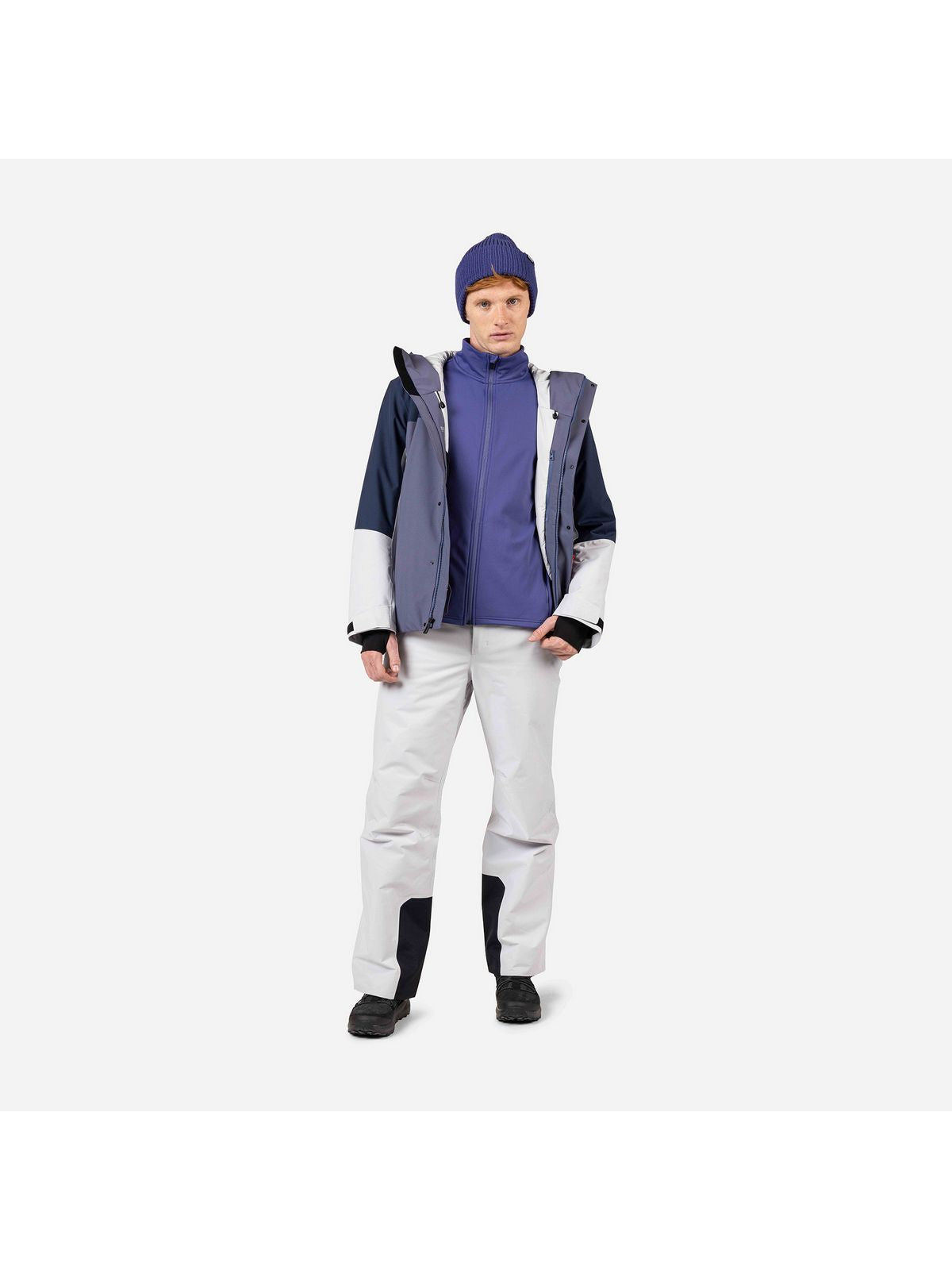 Bluza męska ROSSIGNOL Mid Layer Thin niebieska