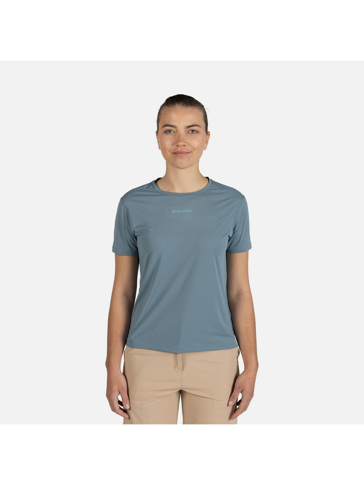 Koszulka do biegania damska ROSSIGNOL W Sidelhorn Tee niebieski - Adventure Sports