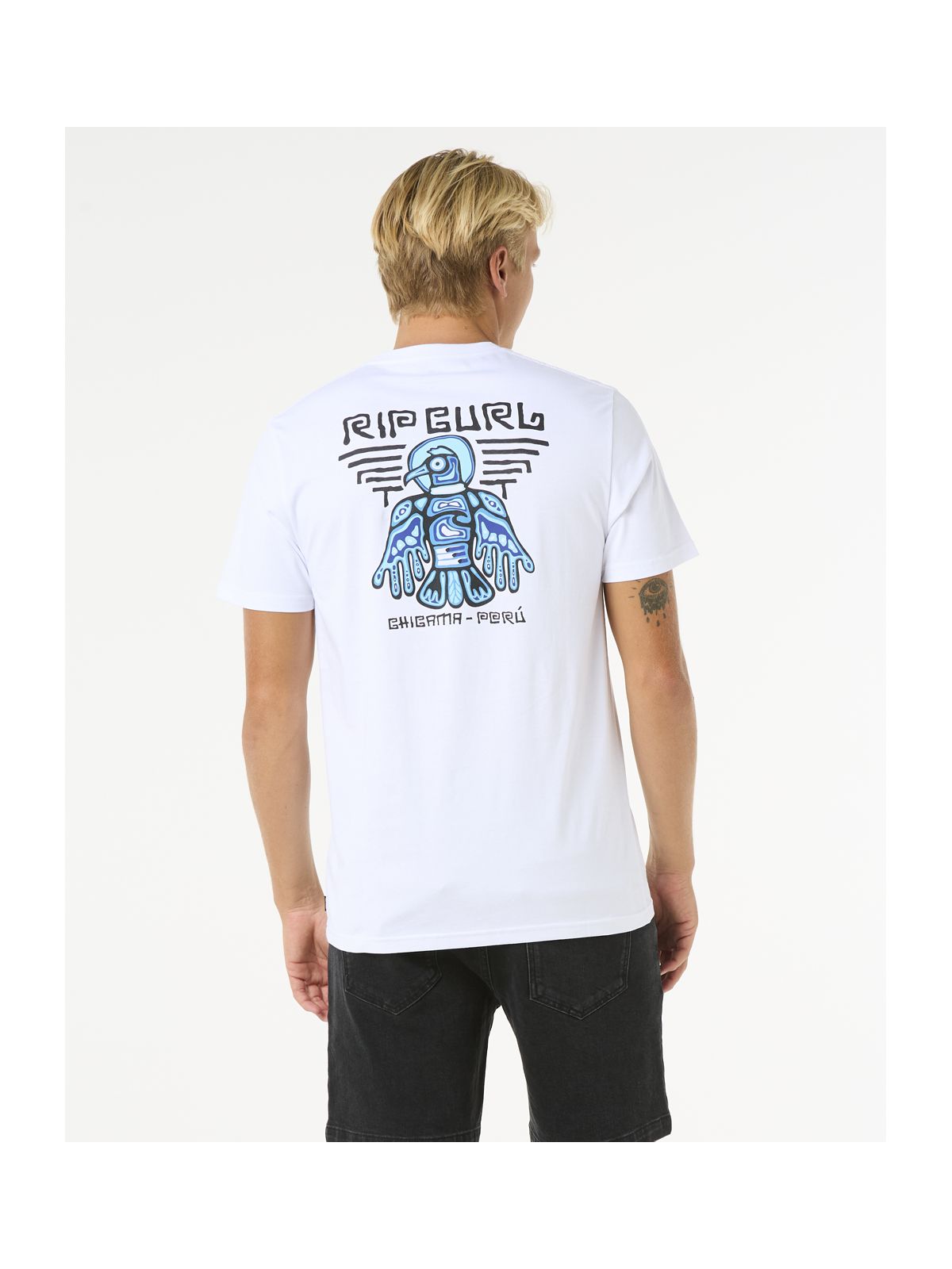 Koszulka RIP CURL Desti Animals Tee biały