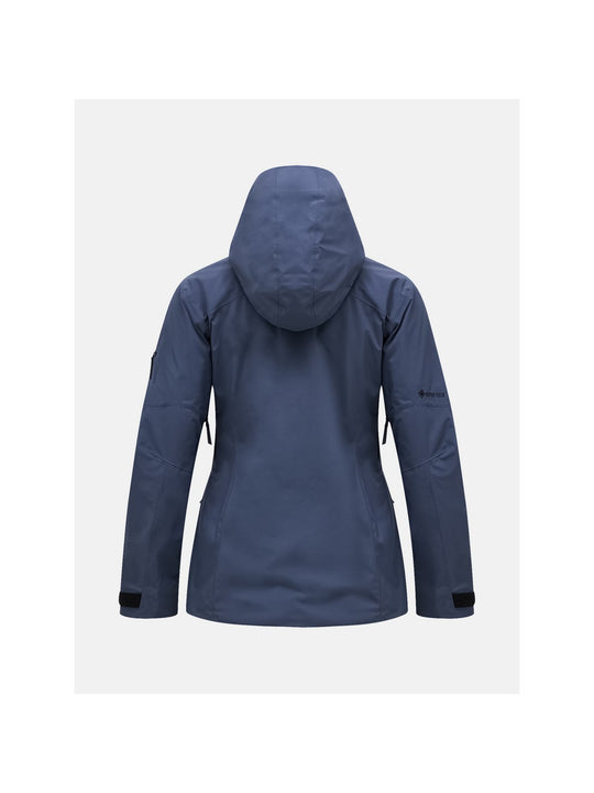Kurtka narciarska Peak Performance W Flo Alpine Gore-Tex 2L niebieska - Adventure Sports
