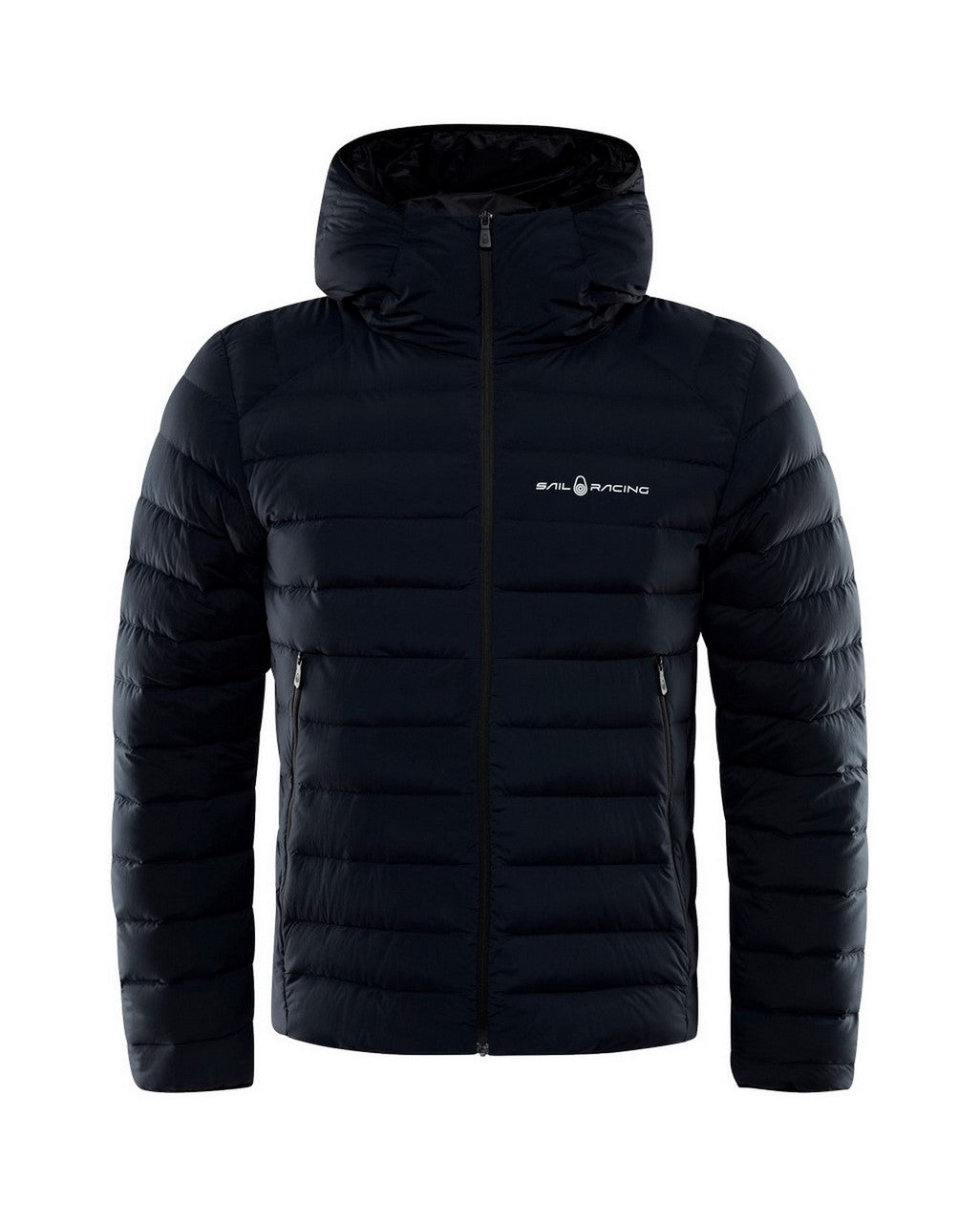 Kurtka puchowa Sail Racing SPRAY DOWN HOOD granatowa