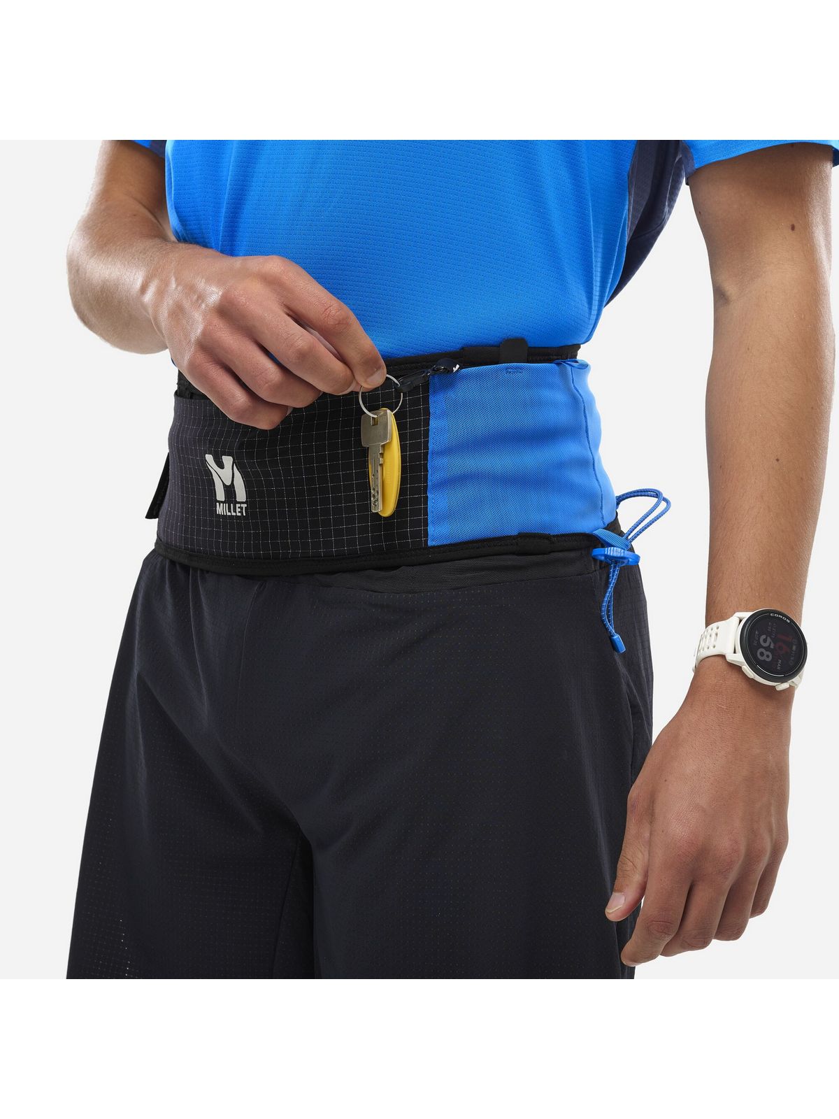 Pas biegowy MILLET INTENSE PRO BELT niebieski