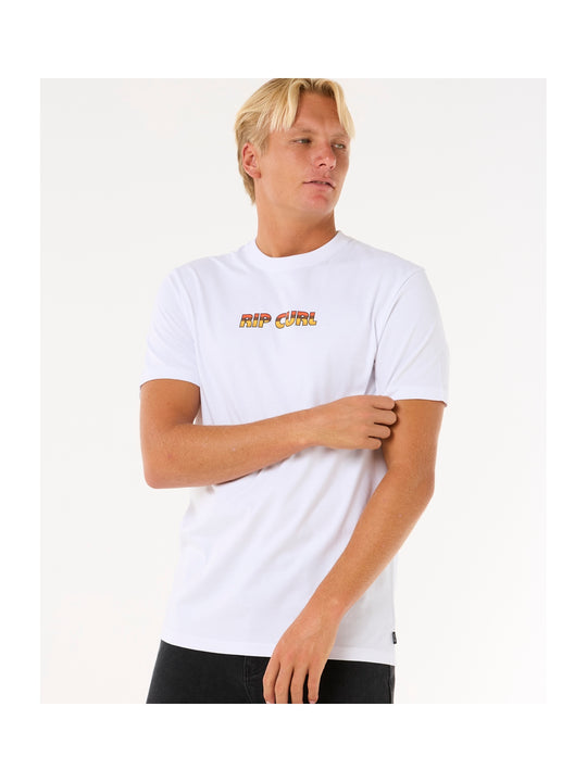 Koszulka męska RIP CURL Big Mumma Icon Tee biała
