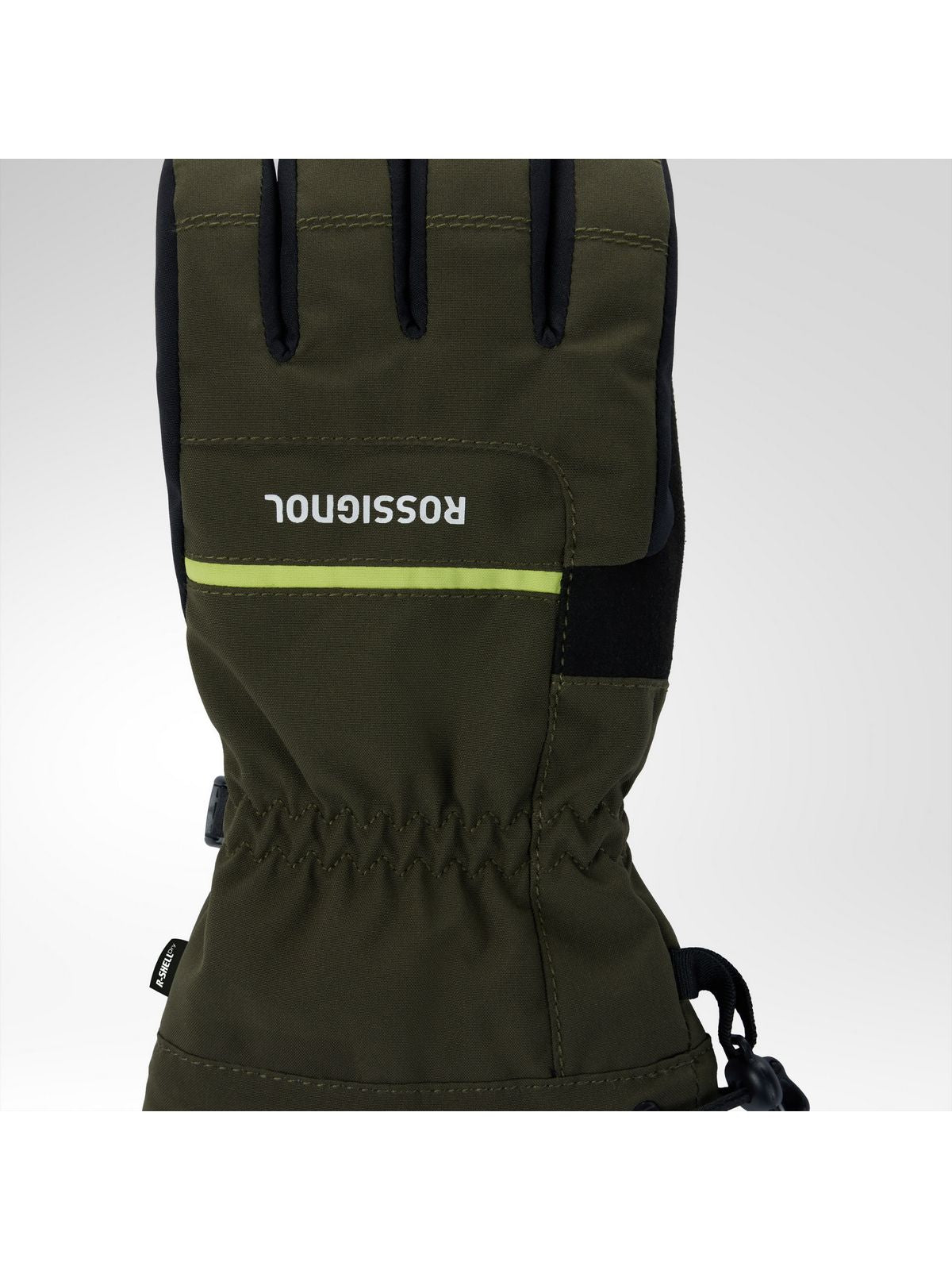 Rękawice narciarskie juniorskie ROSSIGNOL Jr Roc Ski Gloves R-Shell Dry zielone