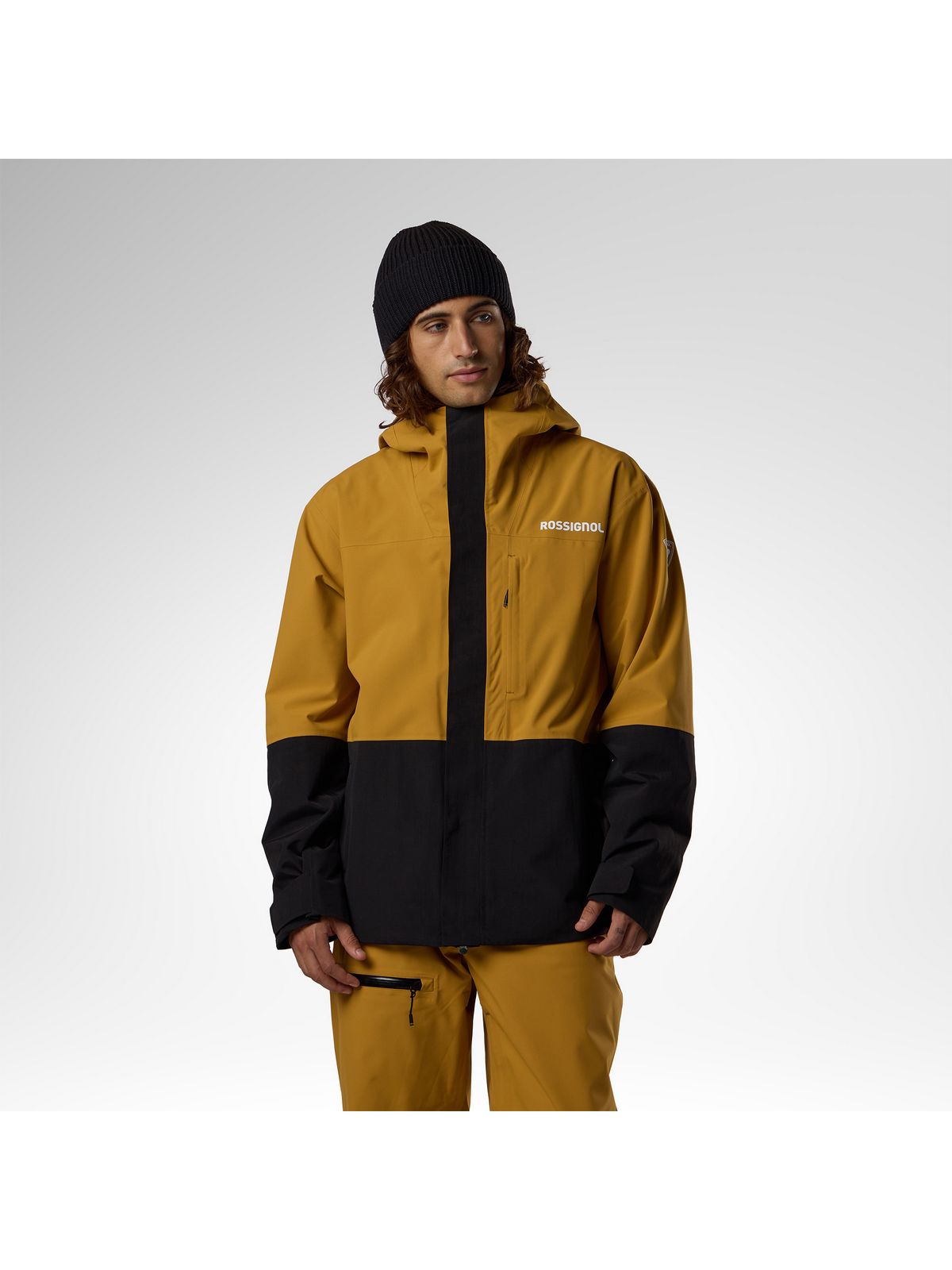 Kurtka narciarska męska ROSSIGNOL Desafio 2L Shell Jkt brązowa