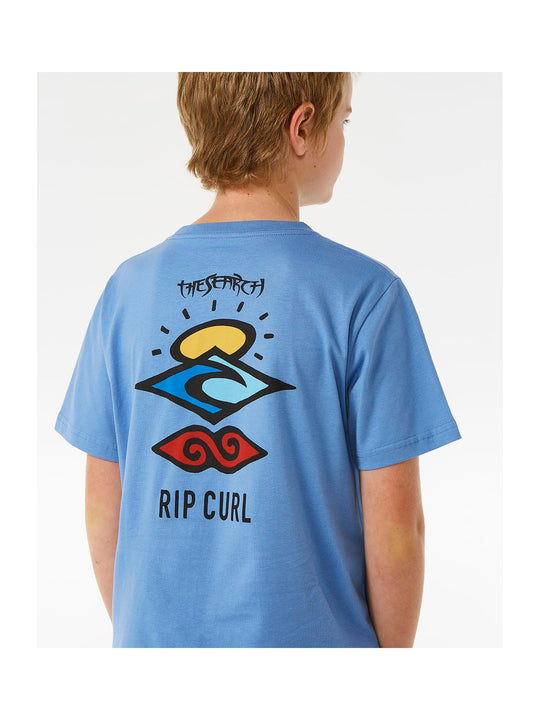 Koszulka RIP CURL Search Icon Tee Boy niebieski - Adventure Sports
