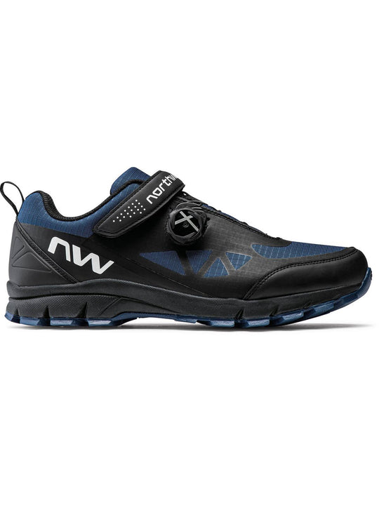 Buty rowerowe NORTHWAVE Corsair czarny/niebieski - Adventure Sports

