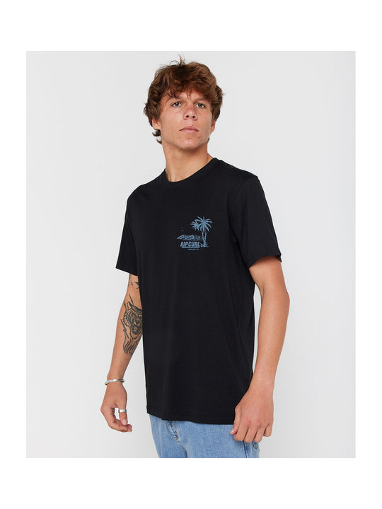 Koszulka RIP CURL SPORTLINE TUBULAR TEE czarna
