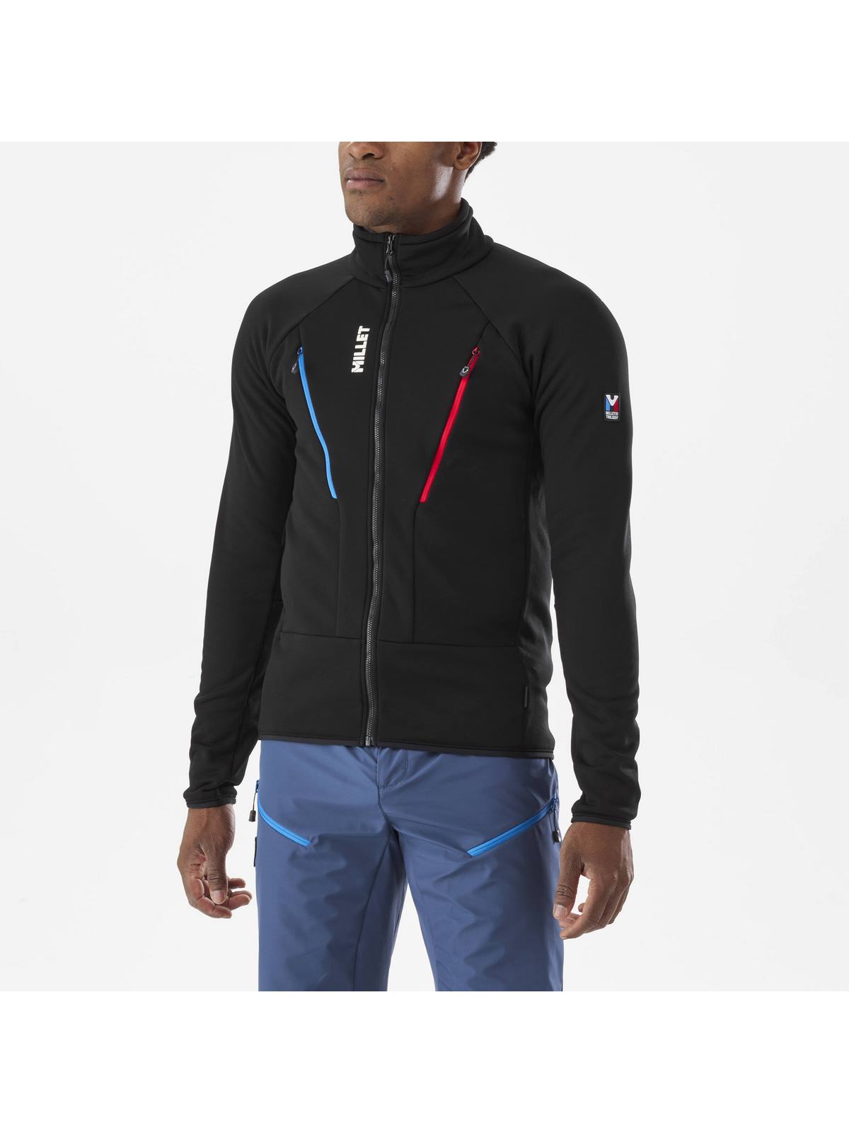 Kurtka męska polarowa MILLET M Tri Icon Power Jkt czarny - Adventure Sports