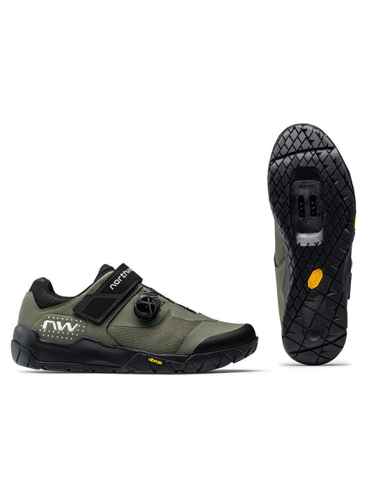 Buty rowerowe NORTHWAVE Overland Plus ciemna zieleń - Adventure Sports
