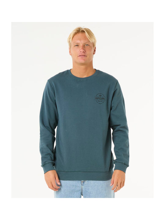 Bluza męska RIP CURL Stapler Crew zielona
