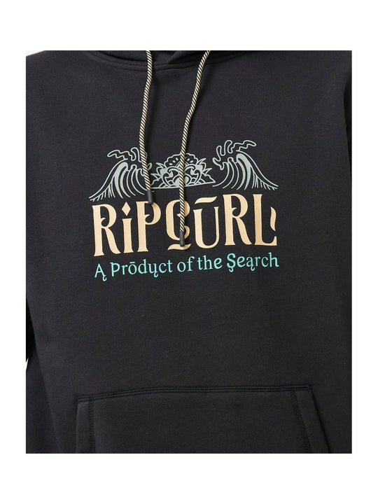 Bluza RIP CURL Down The Line Hooded czarny - Adventure Sports
