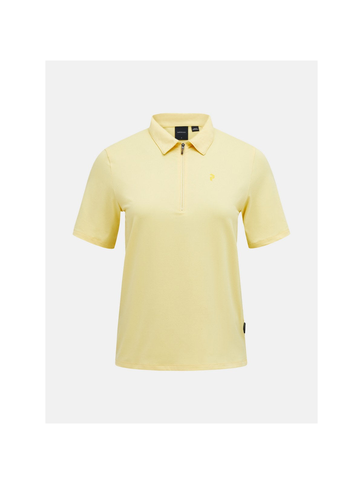 Koszulka PEAK PERFORMANCE W Comfort Zip Polo żółty - Adventure Sports