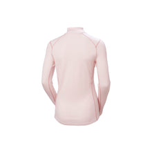 Koszulka damska HELLY HANSEN W Lifa Merino Midweight Graphic 1/2 Zip kolor różowy
