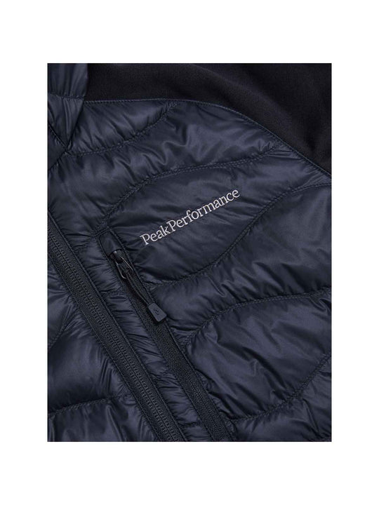Kurtka puchowa Peak Performance W Helium Down Hybrid Hood czarny - Adventure Sports
