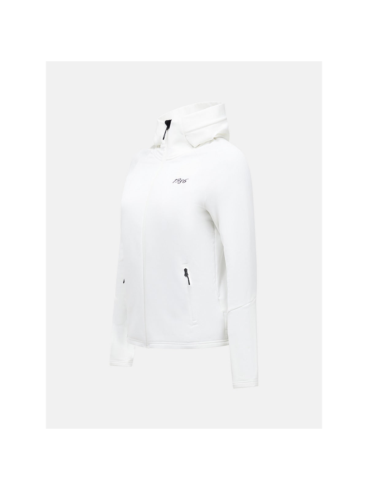 Bluza damska PEAK PERFORMANCE 40Y Rider Zip Hood biała