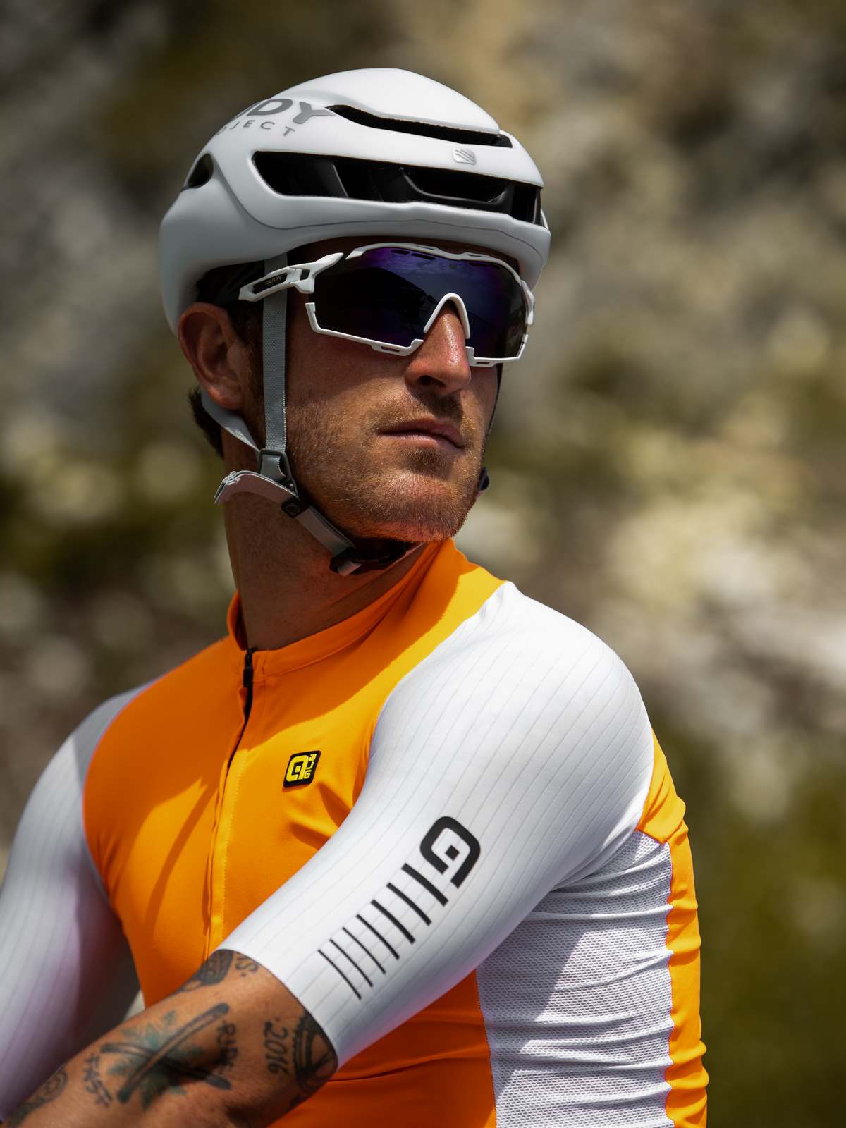 Okulary fotochromowe RUDY PROJECT CUTLINE - biały | ImpactX 2 laser Purple Cat 1-3 - ONE SIZE - Adventure Sports