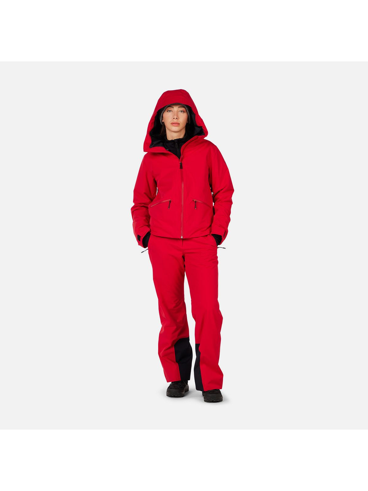 Kurtka narciarska damska ROSSIGNOL W ROCHRUN INSULATED JKT czerwona