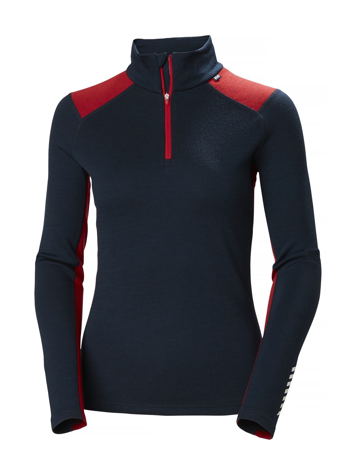 Bielizna termiczna damska HELLY HANSEN W LIFA MERINO MIDW 1/2 ZIP granatowa