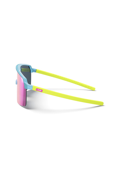 Okulary JULBO Intensity Junior - Spectron 3 - Light Blue/Fluorescent Yellow/Pink

