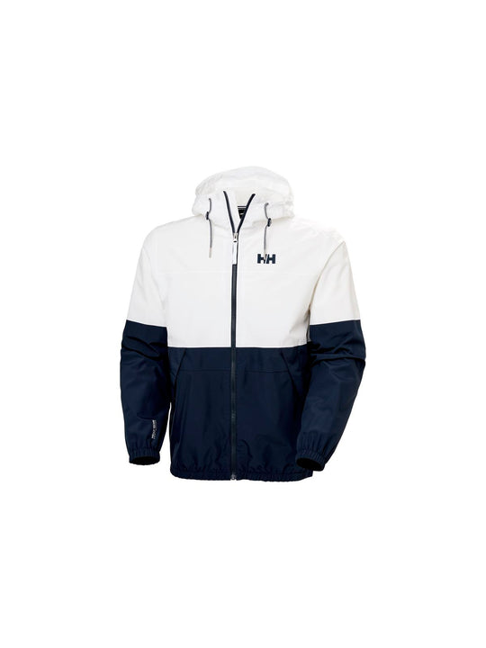Kurtka przeciwdeszczowa męska HELLY HANSEN KOSTER RAIN JACKET biała - Adventure Sports

