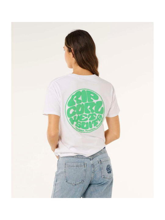 Koszulka damska RIP CURL Icons Of Surf Relaxed Tee biała
