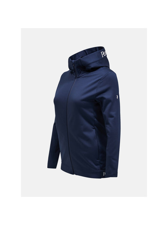 Bluza Peak Performance W Rider Tech Zip Hood niebieski - Adventure Sports
