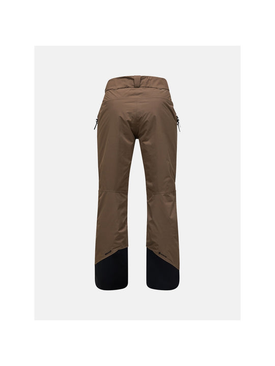 Spodnie narciarskie damskie PEAK PERFORMANCE Alpine GORE-TEX 2L Insulated Shell Pants brązowe
