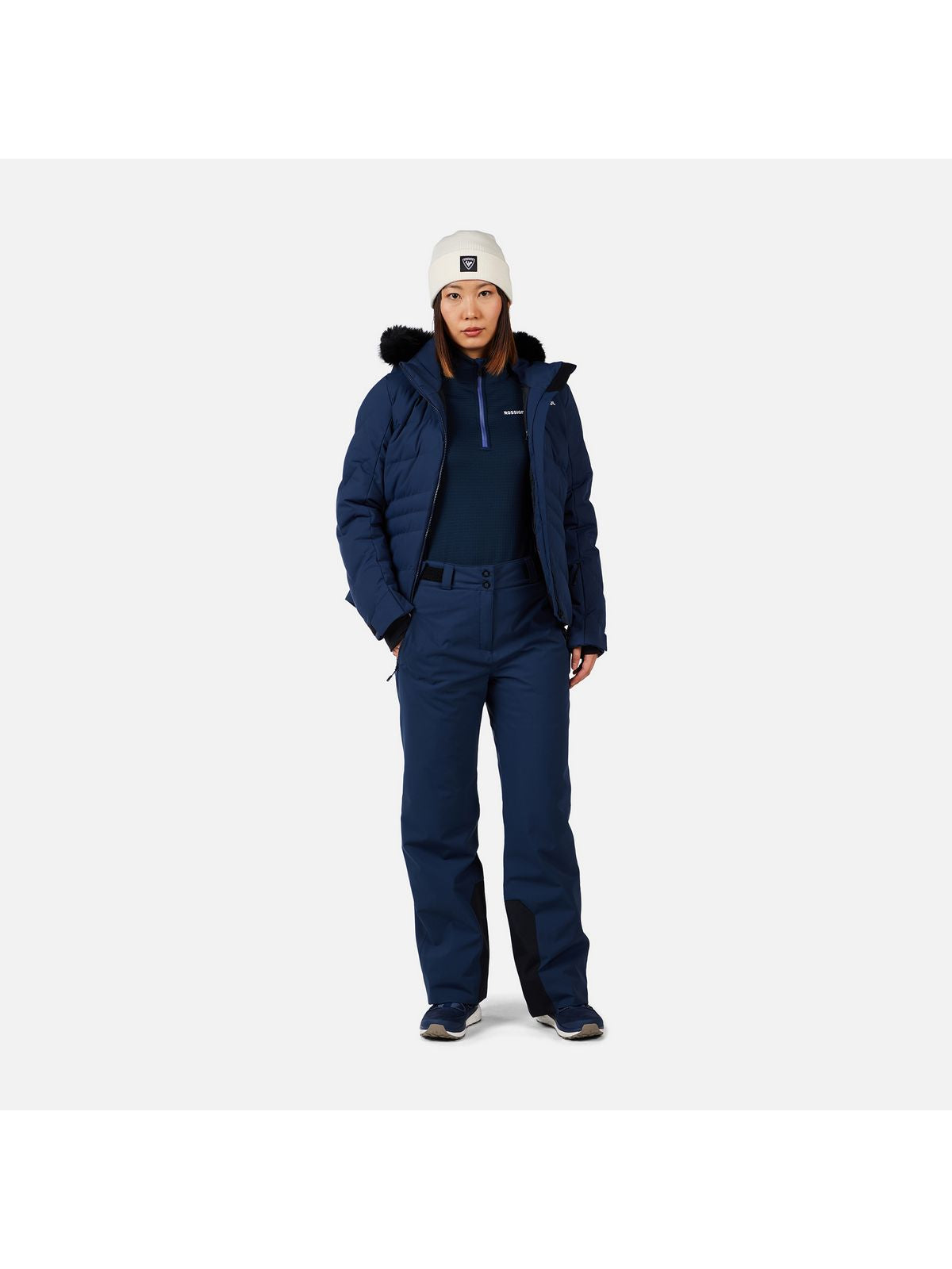Spodnie narciarskie damskie ROSSIGNOL W Strawpile Insulated Pant granatowe