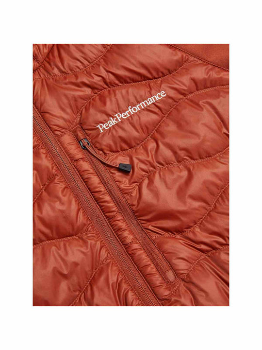 Kurtka Peak Performance M Helium Down Hybrid Hood brązowy - Adventure Sports
