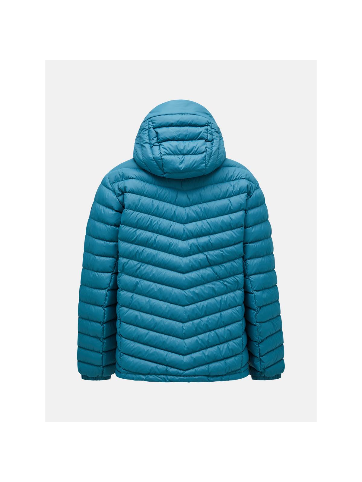 Kurtka męska puchowa Peak Performance M Frost Down Hood Jacket zielony - narciarska - Adventure Sports