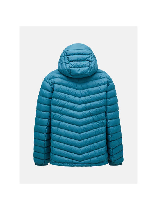 Kurtka męska puchowa Peak Performance M Frost Down Hood Jacket zielony - narciarska - Adventure Sports
