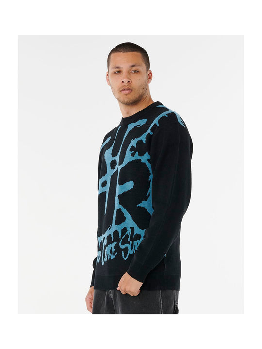 Sweter RIP CURL MIX KNIT czarny

