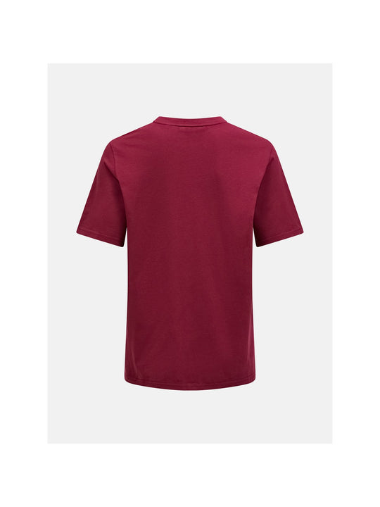 Koszulka męska PEAK PERFORMANCE Original Small Logo Tee Men bordowa
