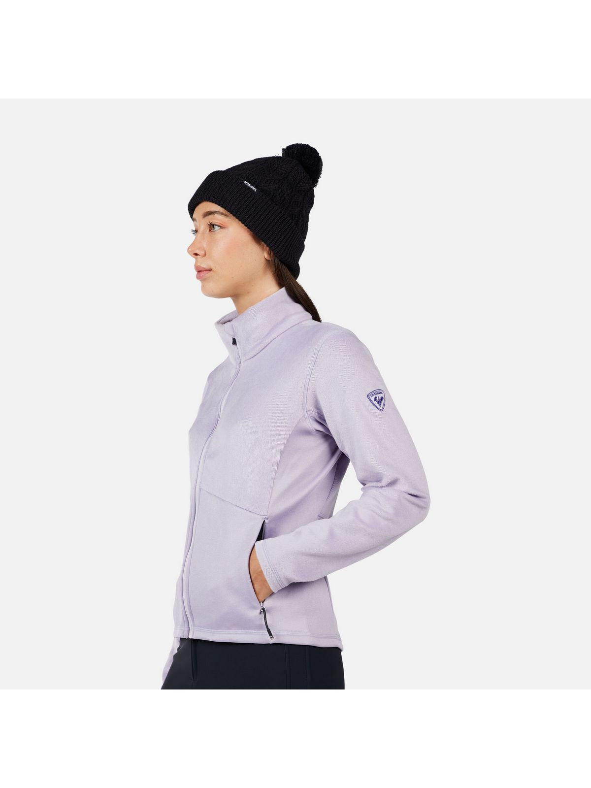 Bluza damska ROSSIGNOL W DIRETTA HZ FLEECE szara