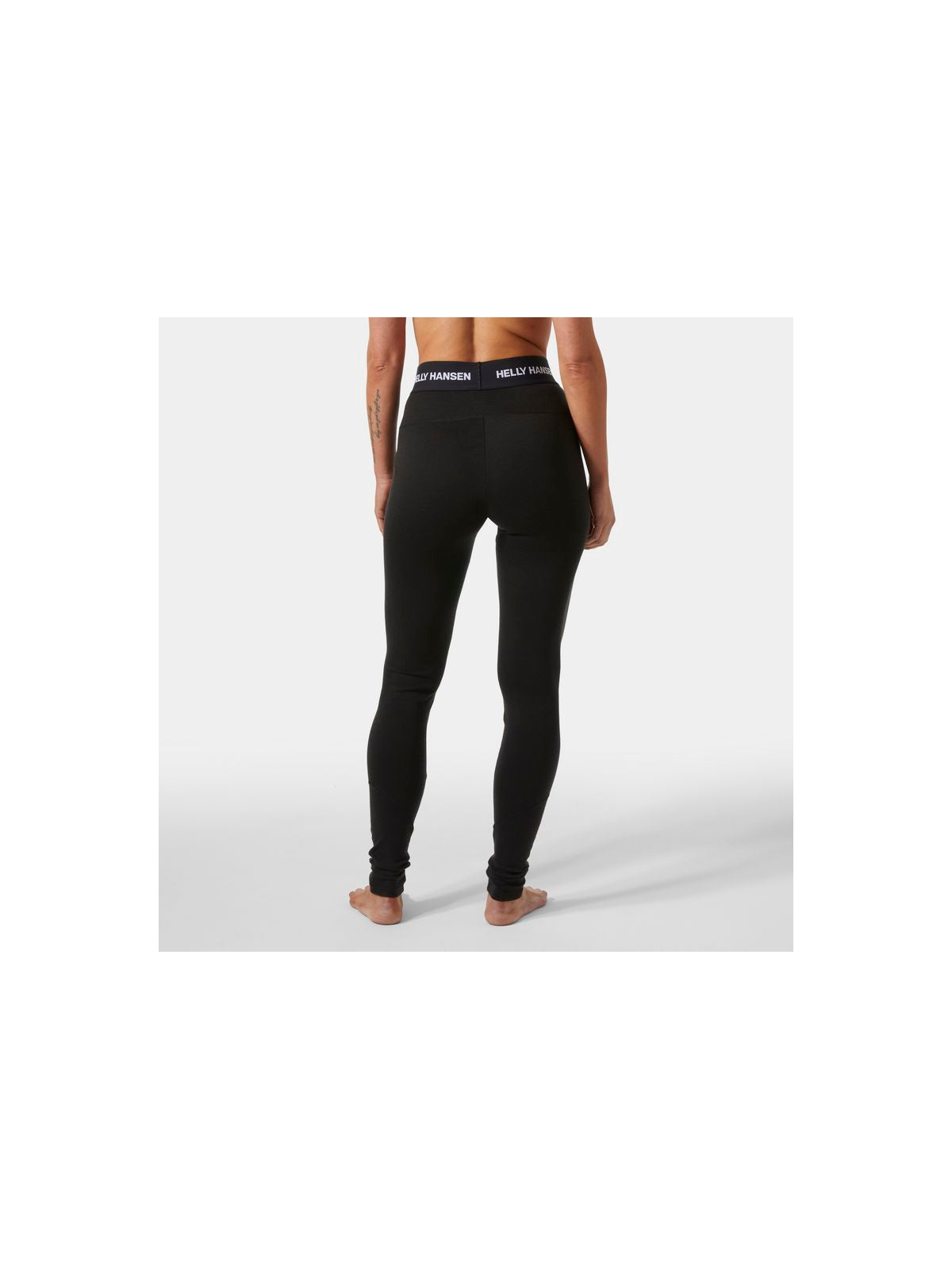 Legginsy damskie HELLY HANSEN W LIFA Merino Midweight 3/4 Pant kolor czarny