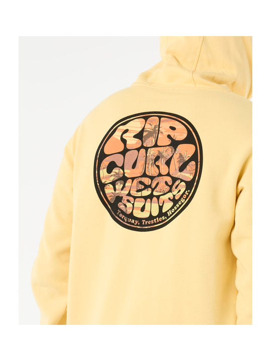 Bluza RIP CURL Wettie Passage Icon Zip Thru żółta
