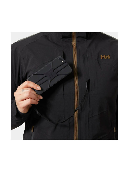 Kurtka narciarska damska HELLY HANSEN W ATLAS INFINITY STRETCH JKT czarna
