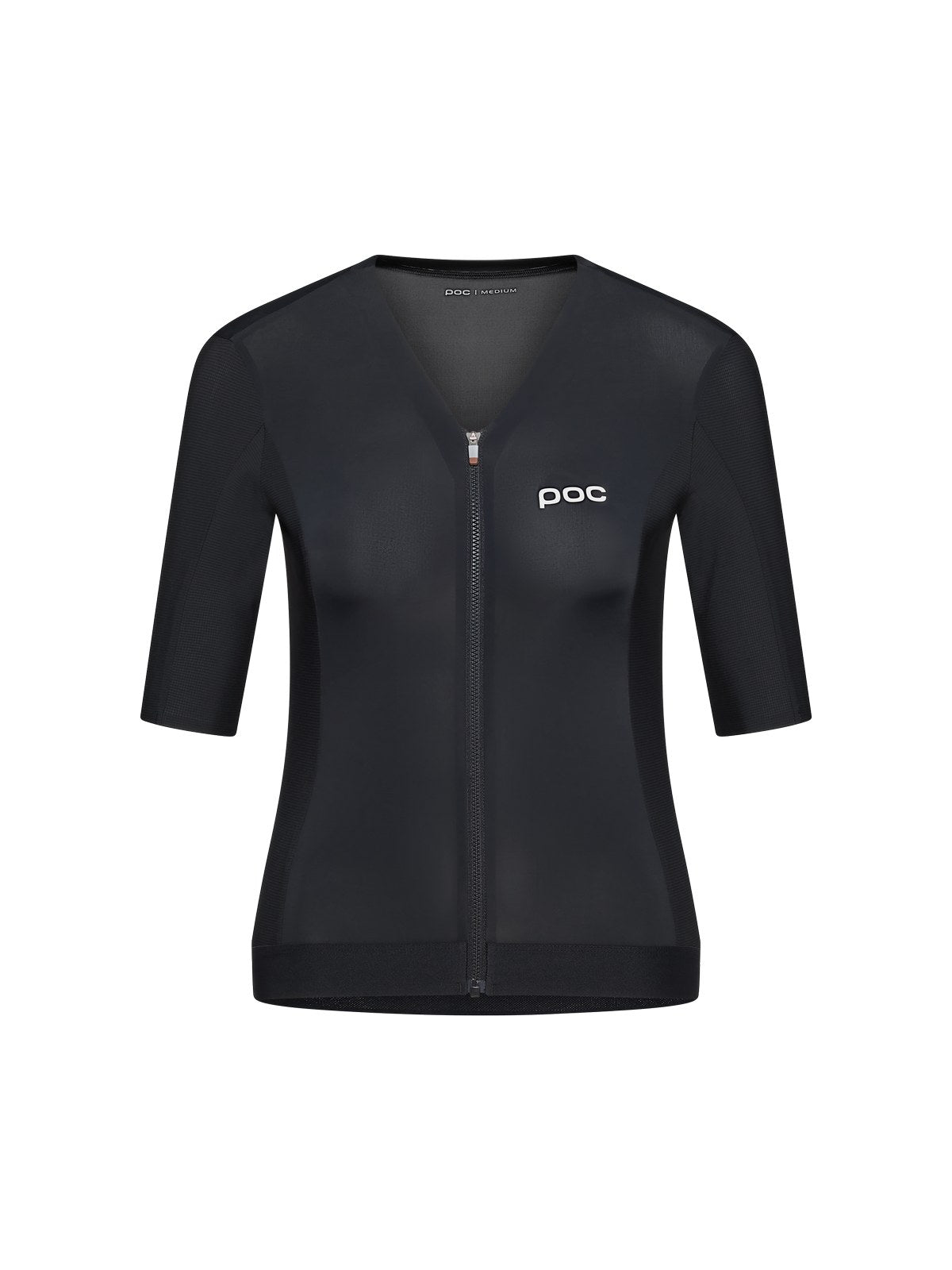 Koszulka rowerowa damska POC W's Raceday S/S Jersey czarna
