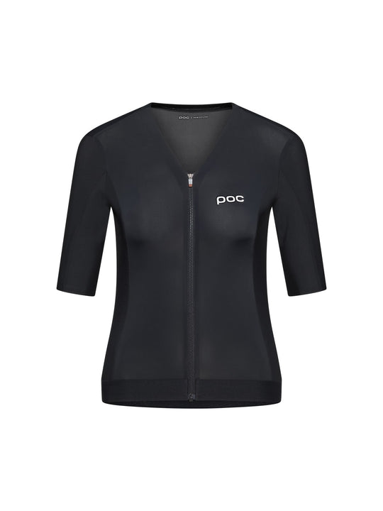 Koszulka rowerowa damska POC W's Raceday S/S Jersey czarna
