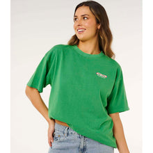 Koszulka damska RIP CURL Surf Revival Heritage Tee zielona
