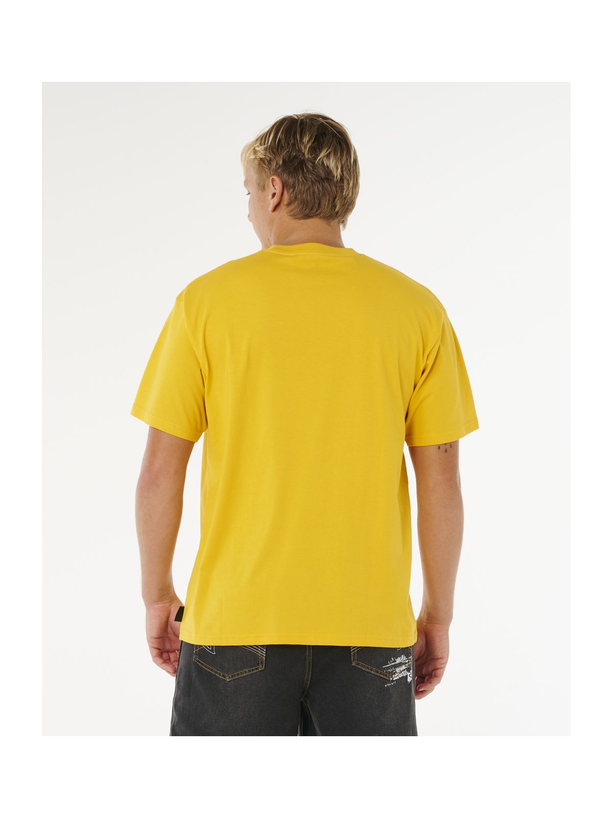 Koszulka męska RIP CURL Inner Visions Rotten Sun Tee żółta