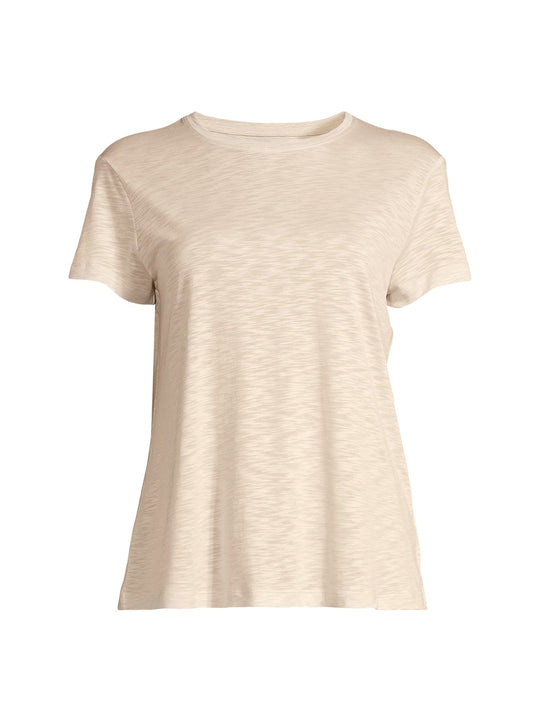 Koszulka treningowa damska CASALL Soft Texture Tee kolor beżowy
