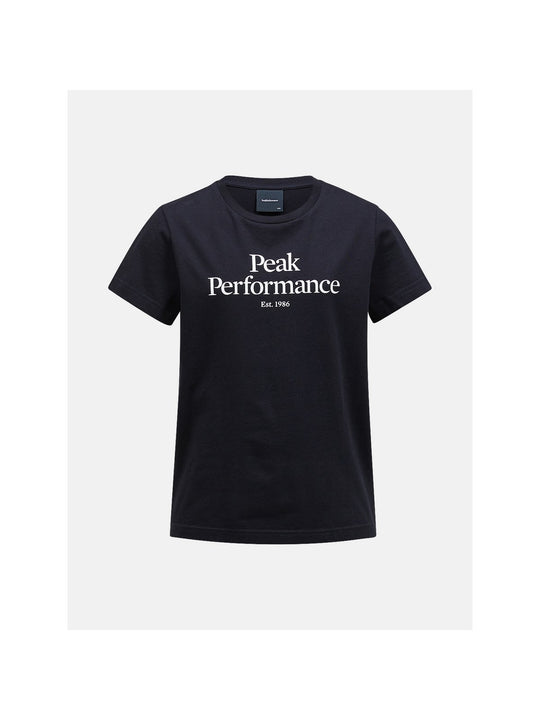 Koszulka Peak Performance Jr Original Tee czarny - Adventure Sports
