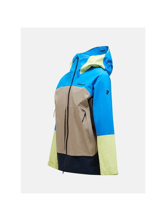 Kurtka PEAK PERFORMANCE Vislight Gore-Tex C-Knit 3L Shell Jacket Men beżowy - Adventure Sports
