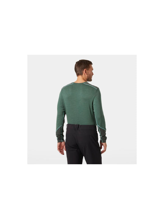 Koszulka męska HELLY HANSEN Lifa Merino Midweight Crew kolor czarny
