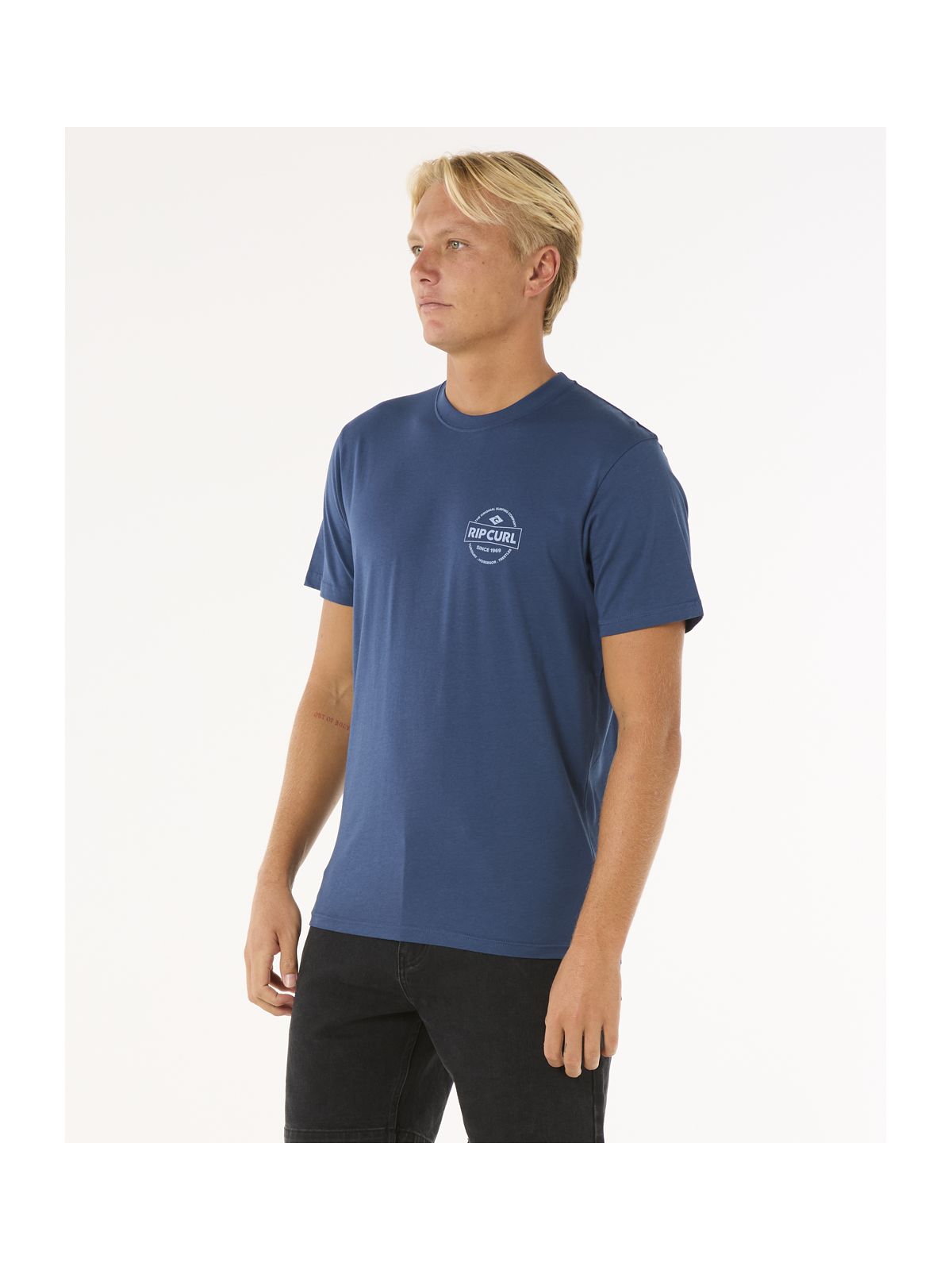 Koszulka RIP CURL Staple Tee granatowy