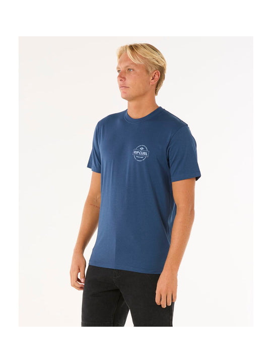 Koszulka RIP CURL Staple Tee granatowy
