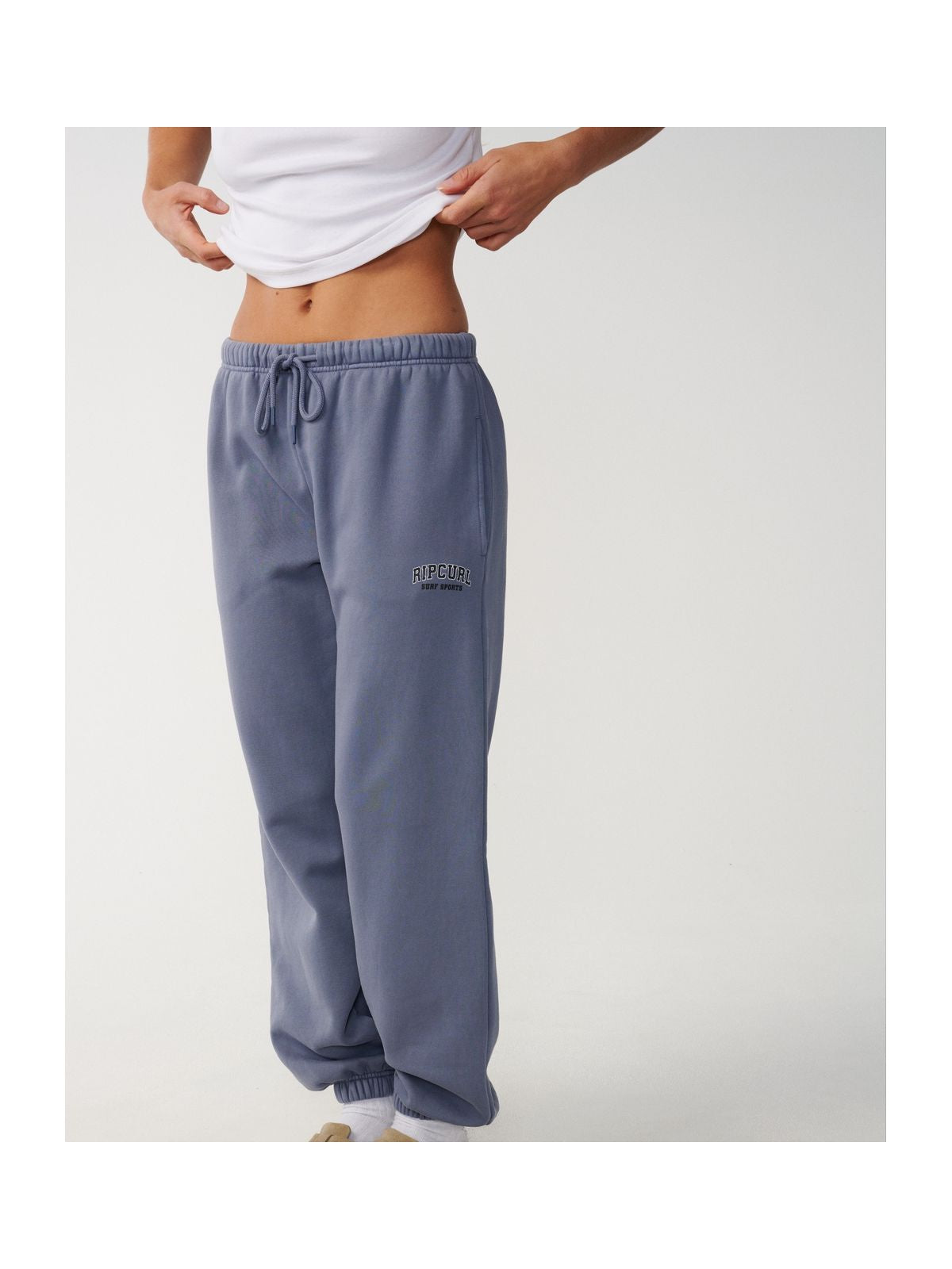 Spodnie damskie RIP CURL Varsity Sports Track Pant niebieskie